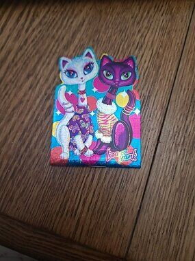 Unused Vintage Lisa Frank Die Cut Roxie & Rollie Mini Note Pad Siamese Cats